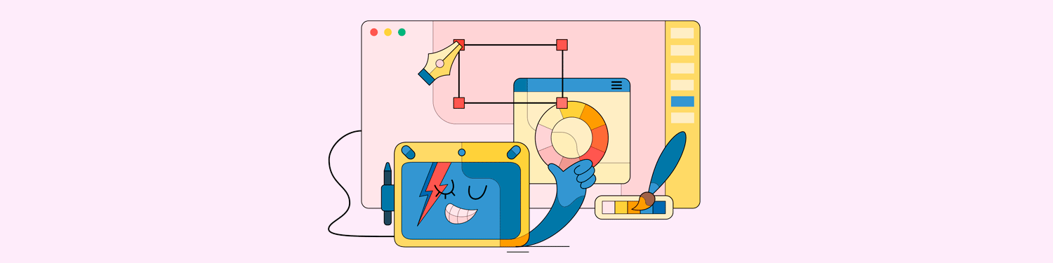 Закажите запоминающийся иллюстрированный сайт в творческой студии ReConcept!